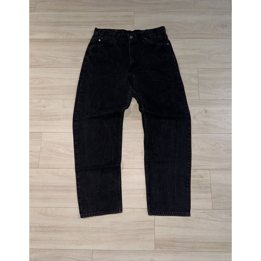 Levi's Black Vintage 550 Straight Men's Jeans 36x32